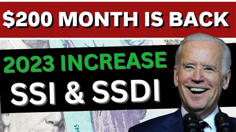 200 Social Security Increase 2023 Coming Deal Ssi Ssdi Benefits Raise