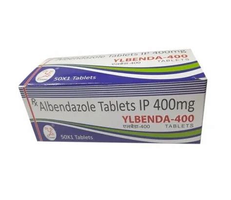 Ylbenda 400 400mg Albendazole Tablet At Best Price In Baddi Id 24136922588