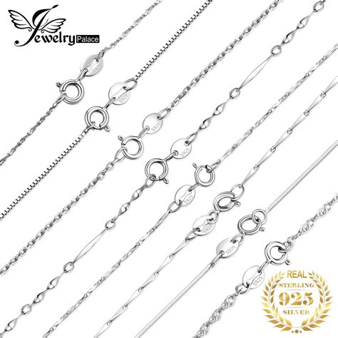 Jewelrypalace Genuine Sterling Silver Necklace Ingot Twisted