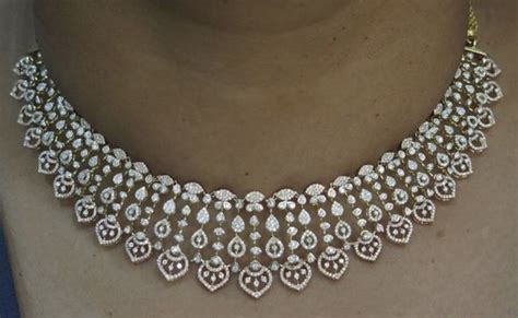 Pin By Charmy Shah On Jewelry Real Diamond Necklace Bridal Necklace