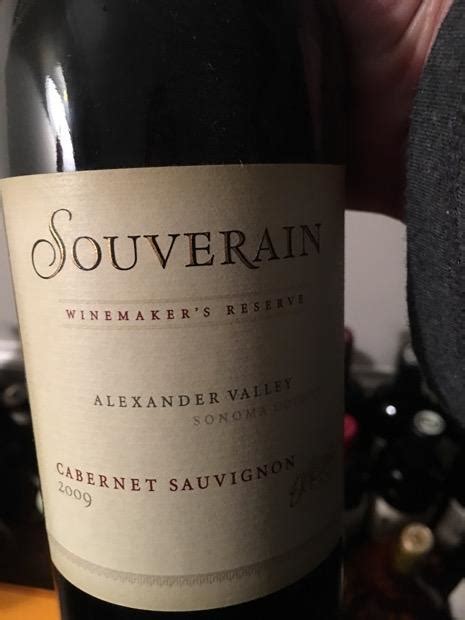 Souverain Cabernet Sauvignon Winemaker S Reserve Usa California