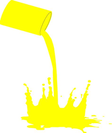 Paint Splat Yellow Clip Art At Clker Vector Clip Art Online