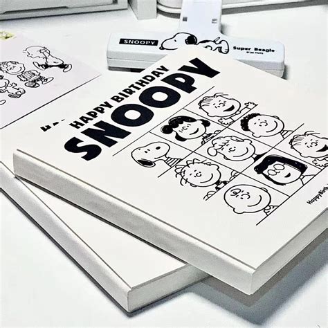 Snoopy Square Notebook Notepad