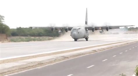 Watch Iaf Plane Carrying Rajnath Singh Nitin Gadkari Conducts Mock