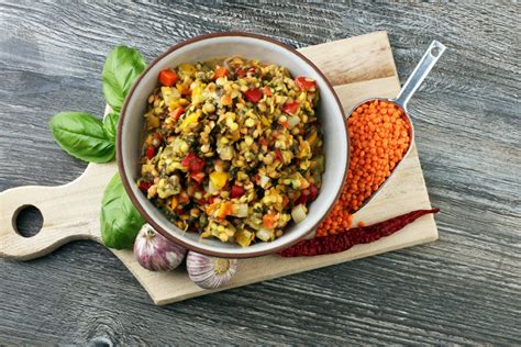 Gesunder Genuss Linsensalat Mit Karotten Und Paprika