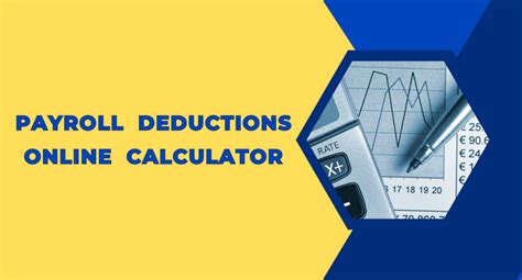 Payroll Deductions Online Calculator How To Calculate Payroll Deductions