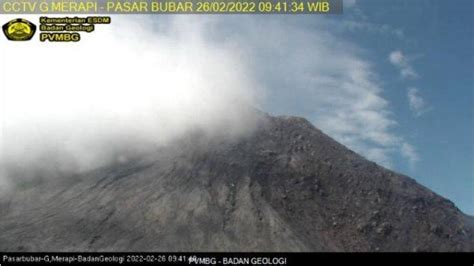 Update Gunung Merapi 17 Maret 2022 10 Kali Luncurkan Guguran Lava