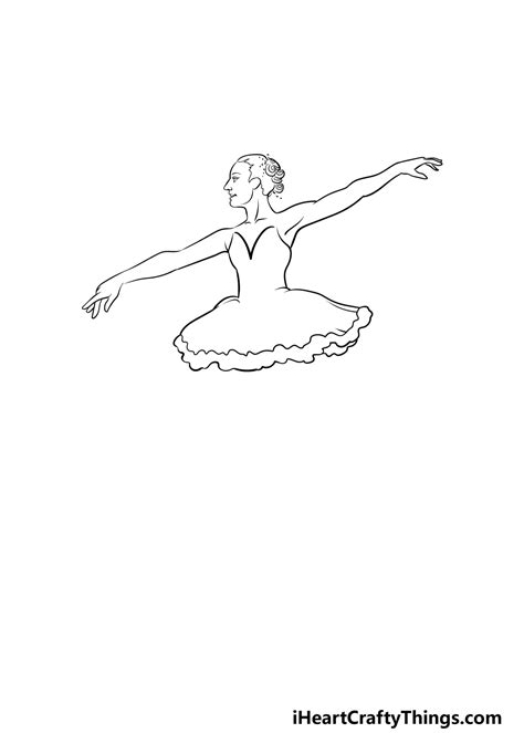 Ballerina Drawing How To Draw A Ballerina Step By Step