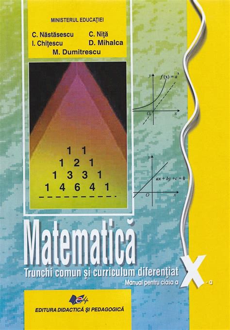 Manual Matematica Trunchi Comun Curriculum Diferentiat Clasa A X