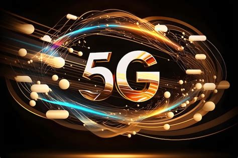 Premium Photo 5g Technology Concept Background