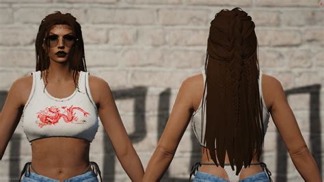 Long Hair with Braid 𝐒𝐏 𝐌𝐏 GTA5 Mods