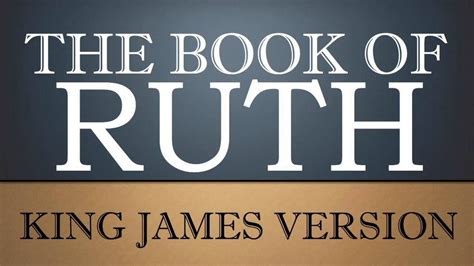 Book Of Ruth Chapter 2 KJV Audio Bible YouTube