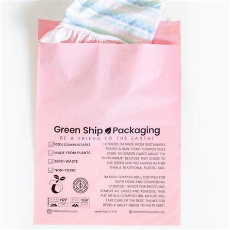 Biodegradable Poly Mailers Eco Friendly Mailers Large Etsy Uk