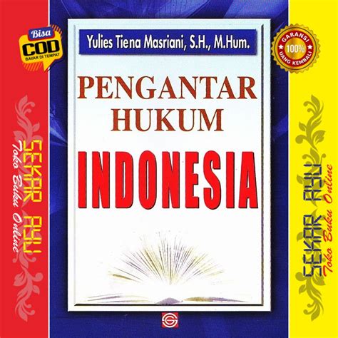 Jual Buku Pengantar Hukum Indonesia Yulies Tiena Masriani Shopee