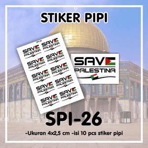 Jual Tempelan Pipi Palestine Sticker Pipi Palestina Sticker