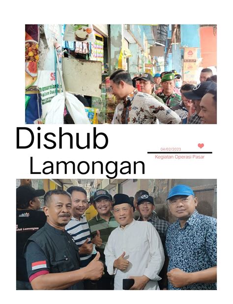 Bapak Kepala Dinas Perhubungan Kabupaten Lamongan Mendampingi Bapak