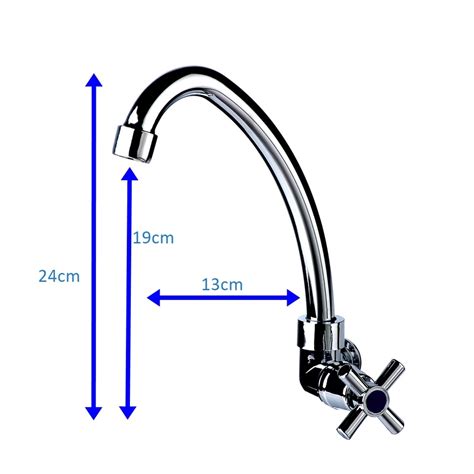 Torneira Simples De Parede Para Cozinha 1 4 De Volta Dotec Shop