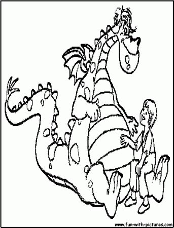 Puff The Magic Dragon Coloring Page Coloring Home