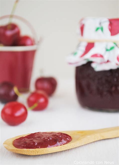 Mermelada De Cerezas Con Thermomix Cocinando Con Neus