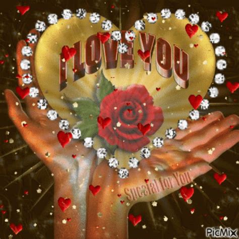 I Love You Roses GIF - I Love You Roses Hands - Discover & Share GIFs