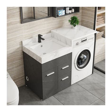 Buy Vanity Cabinet with sink Washing Machine Cabinet Combination ...