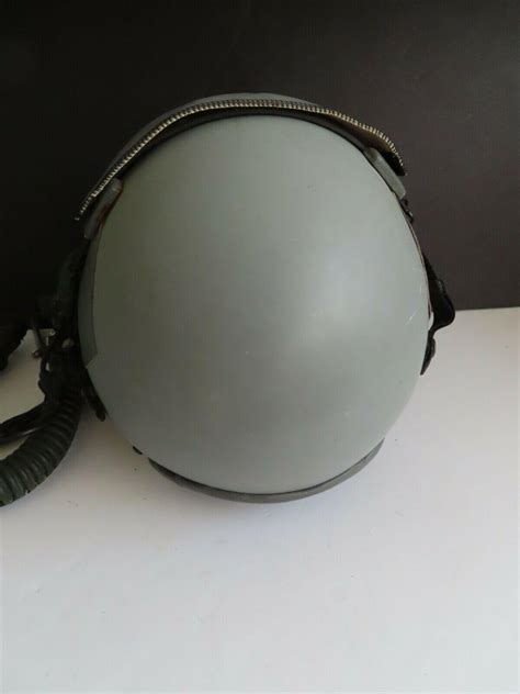 Gentex F-16 Fighter Pilot Helmet With Eye Shield and Oxygen ...