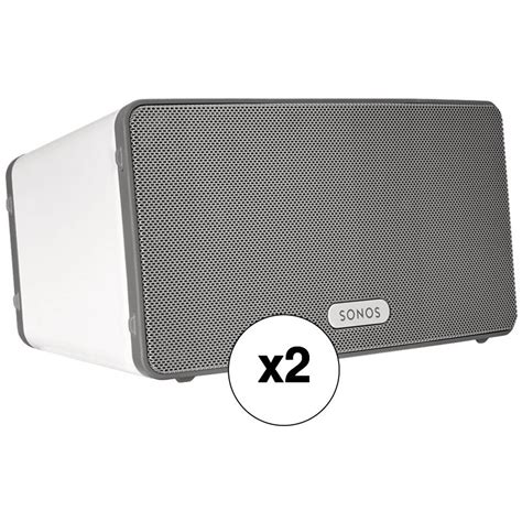 Sonos Play:3 Wireless Speaker Pair Kit (White) B&H Photo Video