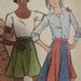 S Butterick Fitted Flared Eight Gore Length Skirts Patternsize