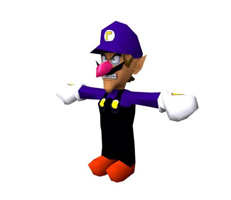 Waluigi In Super Mario 64 Ds