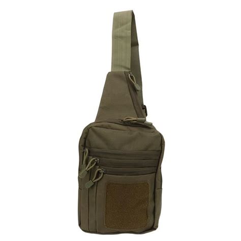 Qiilu sac à bandoulière militaire Sac de poitrine militaire étanche