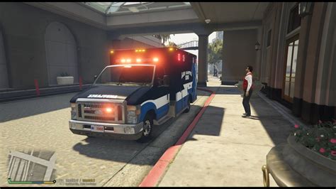 Play As A Paramedic Mod Gameplay Using Ford E Lafd Based Ambulance