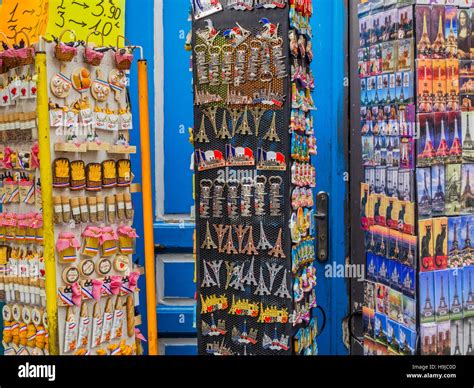 Souvenir shop in Paris, France Stock Photo - Alamy