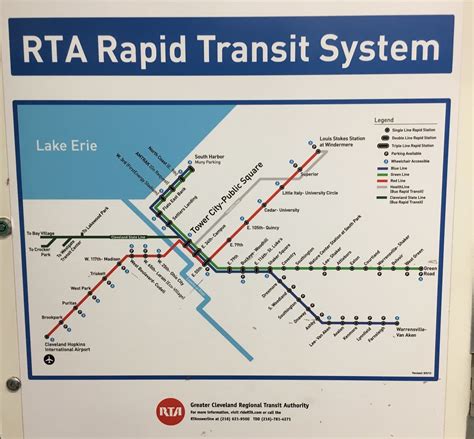 Transit Maps: Historical Map: Old Cleveland RTA Route Map, 52% OFF