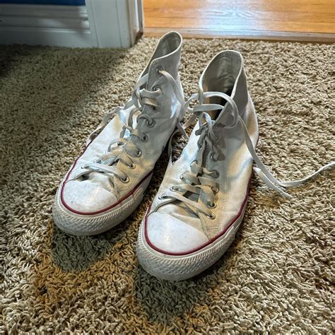 Converse Chuck Taylor’s white - Depop