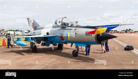 Romanian Air Force Mig 21 Lancer C Captured At The 2019 Royal