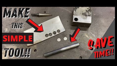 Make A Simple Sheet Metal Hole Filler Wrapping Machine