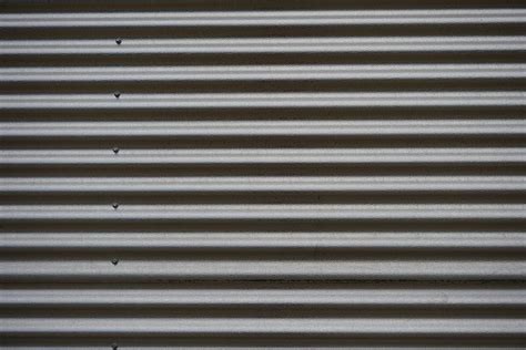 Corrugated Metal Sheet Texture