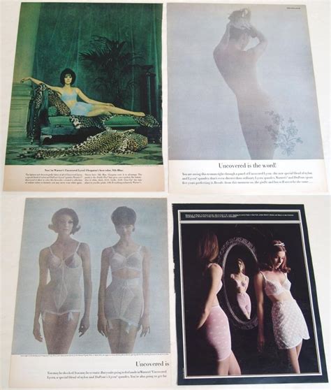 Sold Price Vintage S S Warner S Lovable Lingerie Bra Ads