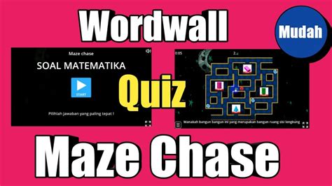 Wordwall Quiz Maze Chase Game Edukasi YouTube