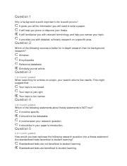 Choosing A Topic Lesson Quiz Comm120 Docx Question 1 Why Is