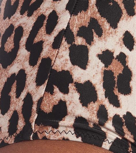 Ganni Leopard Print Bikini Bottoms GANNI