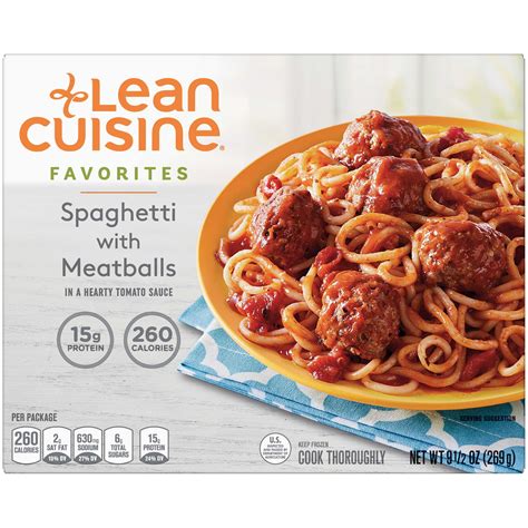 Lean Cuisine Favorites Spaghetti with Meatballs Case | FoodServiceDirect