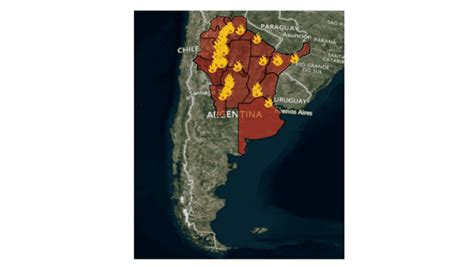 Incendios En El Bolson Mapa Ante El Desastre Ecológico Por Los Incendios En El Bolsón Y En