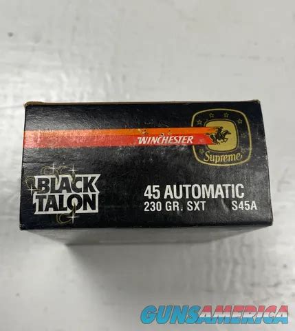 Winchester Black Talon Acp For Sale At Gunsamerica