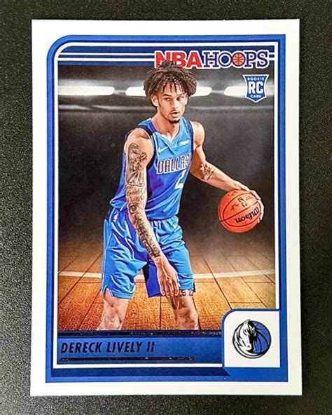 Dereck Lively Ii Panini Nba Hoops Rc Dallas Mavericks Eur