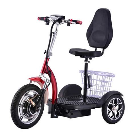 Triciclo Plegable De Tres Ruedas Para Adulto Scooter El Ctrico Para