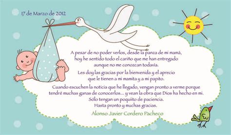 Mensajes De Agradecimiento Baby Shower Para Imprimir Imagui