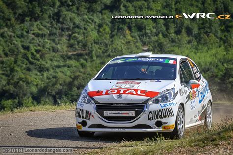 Vita Mattia Ometto Pietro Elia Peugeot 208 R2 Rally Di Roma