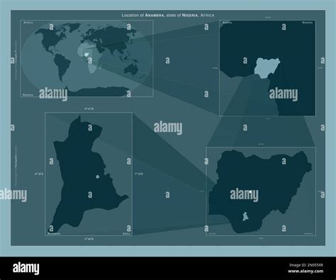 Anambra State Of Nigeria Diagram Showing The Location Of The Region