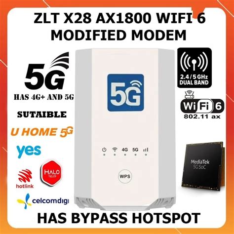 Zlt X Modified G Nsa Sa Router Modem Dual Band Wifi Portable Wifi